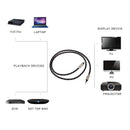 3.5mm Digital Optical Audio Cable Mini Toslink to Toslink Optic Cable(2m) Newly