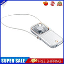 Foldable Mini Hanging Neck Fan Summer Silent Cooling Personal Fan (White)