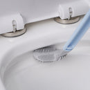 Long-Handled Toilet Brush Golf Brush Head Cleaning Tool Accessories (Blue) Newly