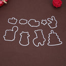 Birthday Silicone Clear Stamp+Metal Cutting Die Stencil DIY Scrapbook Decor