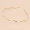 Elegant Geometric Metal Headdress Hair Hoop Thin Headbands Wave Bending