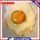 Hand Painted Oil Paint by Numbers DIY Poached Egg Drawing Wall Decoration Gift