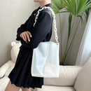 Summer Clear Handbag Jelly Large Capacity Women Beach PVC Shoulder Shopping Bag