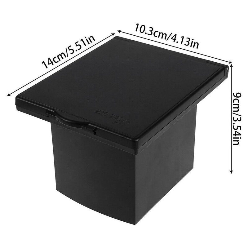 With Cover Mains Hook Up Socket Replacement Sockets Camper van Socket Flush