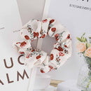 Hair Accessories Floral Girls Women Hair Scrunchies Hair Tie Hairband Elastic