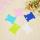 25pcs Colorful Thread String Winder Plastic Winding Plate Board Embroidery Yarn