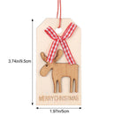 Decor Wooden Pendants Christmas Tree Decor Hanging Decoration Navidad Ornament