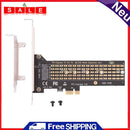 EM2-5106 SSD M.2 PCI-E 1x Adapter Card Desktop Computer PCI Express Extender Set