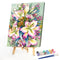 Drawing Paintwork Flower Bush Home Living Room Decoration 40x50cm Without Fra