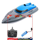 20km/h Waterproof RC Boat 2.4GHz High Speed Racing Ship for Kids (Blue A) Newly