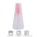 Portable Silicone Oil Dispenser Bottle with BBQ Grill Oil Brushes for Kitchen