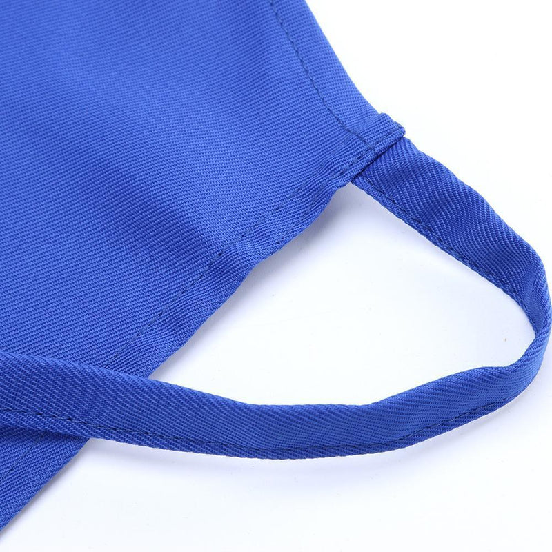 Women Men Adjustable Kitchen Apron Pure Color Waterproof Bib for Cooking