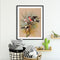 Oil Paint By Numbers DIY Bird and Flower Digital Painting Wall Art Handicra