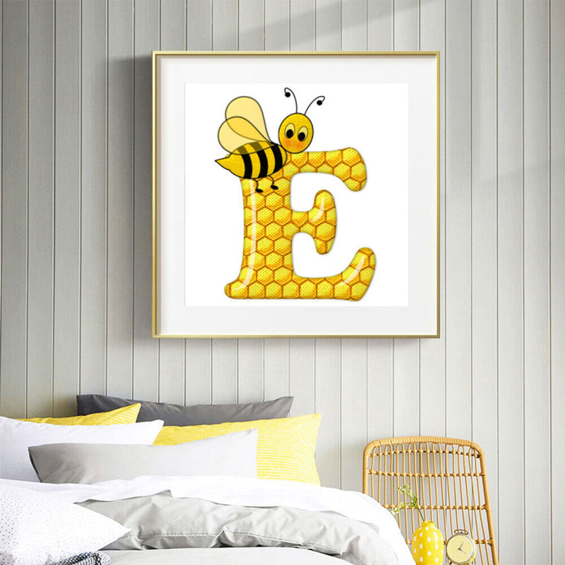 5D Diamond Painting Kit DIY Bee Round Drill Mosaic Picture Art