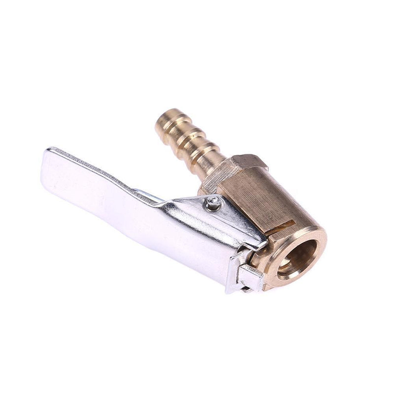 6mm Brass Car Truck Tire Inflator Air Valve Connector Clip-on Air Chuck