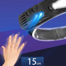 USB Rechargeable Camping Fishing Light COB Headlight Head Torch LED Headlamp