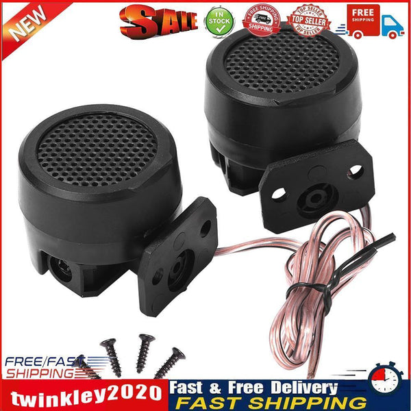 Car Tweeters 500W Mini Dome Treble Loudspeakers Car Audio Speakers 1 Pair Newly