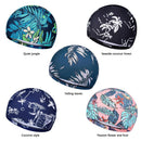 Swimming Caps Women Men Waterproof Ear Hair Protection Swim Hat (Green)