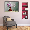 Phalaenopsis Oil Paint By Numbers Kits DIY Handpainted on Canvas Gift Unframed