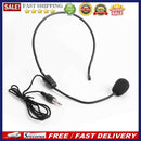 3.5mm Head Mounted Headset Microphone Condenser Mic for Teacher Guide Lectu
