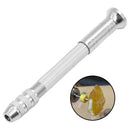 Woodworking Drilling Manual Twist Aluminum Alloy Mini Micro Hand Drill (A)