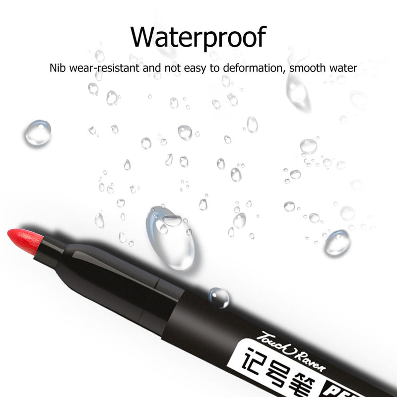 Oiliness Non-Fading & Waterproof Marker Pen Non-Erasable Marker Pen (C) Newly