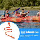 Fishing Rod Pole Coiled Lanyard Cord Tie Rope Rowing Boat Parts (Orange)