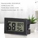 Mini Digital LCD Temperature Humidity Meter Thermometer (Black Fahrenheit)
