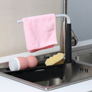 Telescopic Sink Drain Racks Organizer Soap Basket Kitchen Storage (Black) Newly