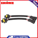 2pcs H11 H9 H8 Extension Wiring Harness Sockets Wires for Headlights Fog Lights