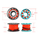 Scuba Diving Spool Finger Reel for Underwater Fishing Cave Dive (15m Black)