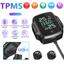 AN-08A Motorcycle TPMS Tyre Pressure Monitoring System with QC 3.0 USB Charger