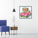5D Cartoon Bear Pattern Diamond Painting Full Round Drill Rhinestone Gift