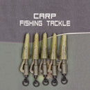 5pcs Fishing Terminal Safety  Clips Tubes Carp for Fishing Tackle Tools