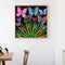 Diamond Painting Partial Special Drill Flower Glasses Picture of Rhinestone