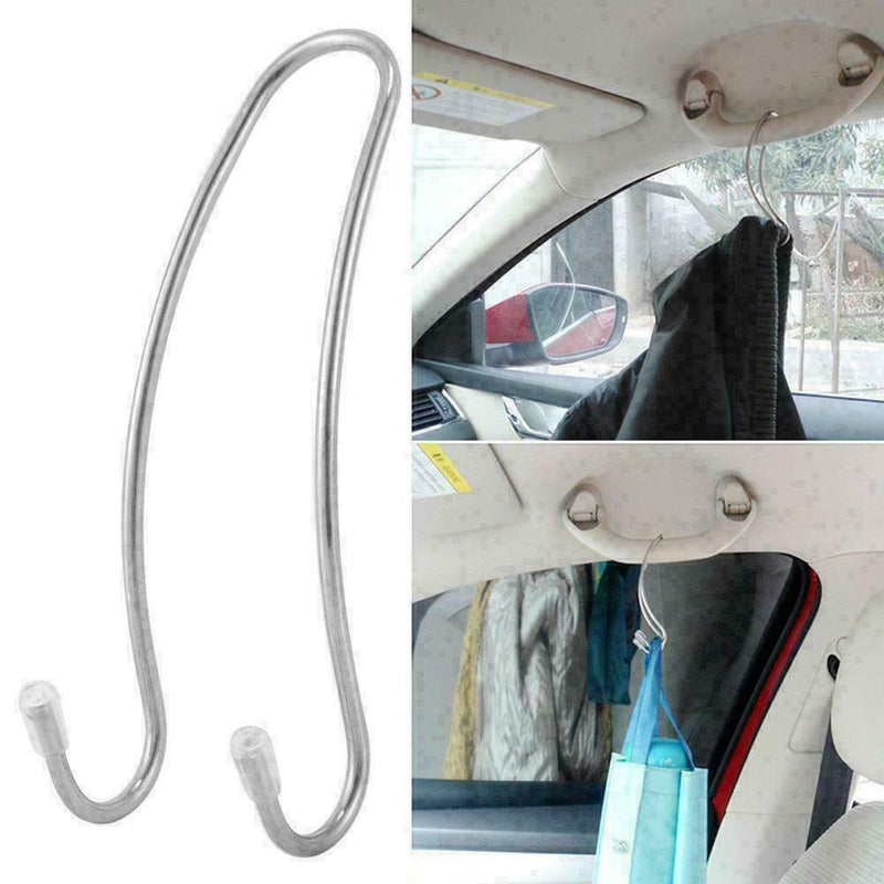 Universal Steel Hook Car Headrest Seat Hanger Organizer K0J4 G8X3 Bag U9P4