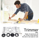 Router Table Insert Plate Woodworking Bench Trimming Machine Board (Black) Newly