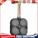 Frying Omelet Pan Non-stick Egg Steak Ham Pancake Breakfast Maker (4 Holes)