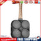 Frying Omelet Pan Non-stick Egg Steak Ham Pancake Breakfast Maker (4 Holes)
