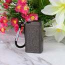 Portable Ashtray Cigarette Keychain Outdoor Pocket Smoke Ash Tray (Black