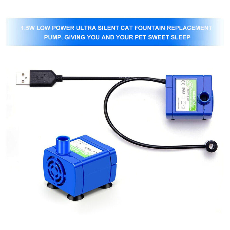 DC 5V USB Drinking Fountain Motor Waterproof Water Fountain Pump Pet Supplies