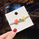 Gift Cute for Women Girl Hair Accessories Hair Ring Flower Petal Hair Tie Rope