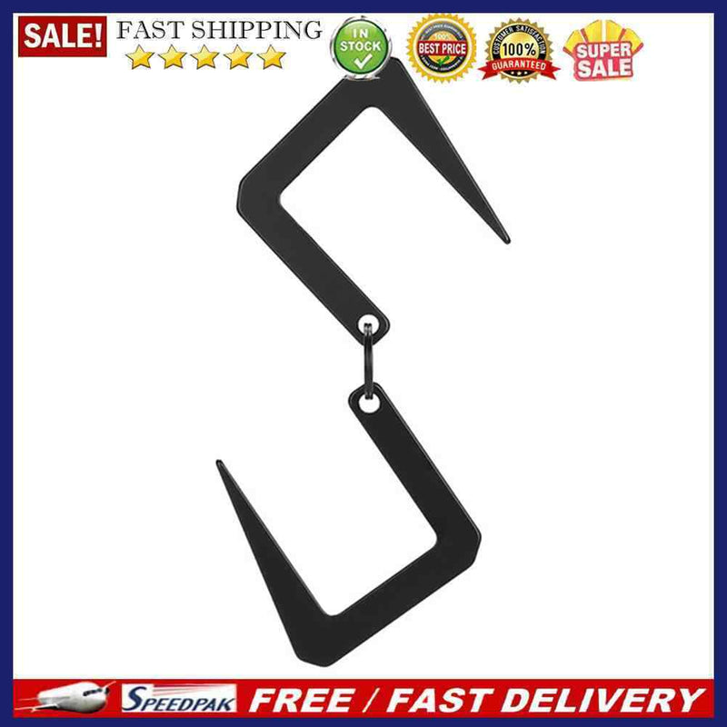 Outdoor Camping Storage Hook Stainless Steel S-Shaped Pot Pan Hanging Buckles