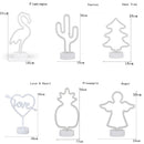 USB/Batteries Operated Night Light Party lighting LED Neon Lamp Desk Decor