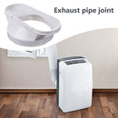 13cm Slide Flat Air Conditioner Exhaust Duct Interface Pipe Tube Connector Adapter