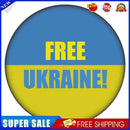 Free UKRAINE Flag 58mm Round Broche Button Pin Badge Clothes Pin