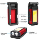 Folding Torch Magnetic Inspection Lamp Portable LED Work Light Rechargeable