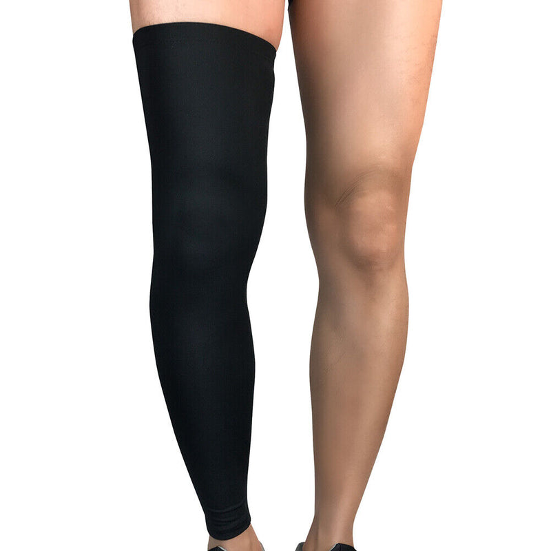 1pc Knee Pad Sunscreen Compression Sleeve Ice Silk Sports Leg Protective Cover