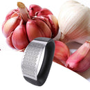 Stainless Steel Curved Garlic Press Chopper Crusher Manual Ginger Mincing Masher