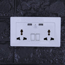 2.1A Wall Socket Dual USB Port Power Adapter Outlets Panel Universal Plug Newly